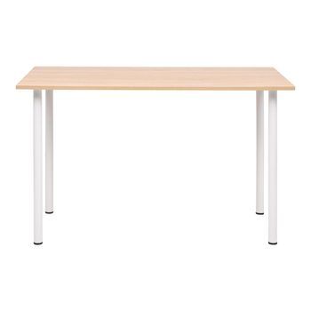 Mesa De Comedor - Mesa De Cocina 120x60x73 Cm Color Roble Y Blanco