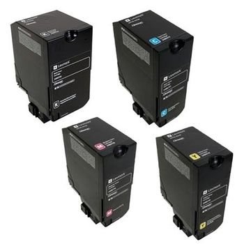 Lexmark 24B6717/20 Full Set Original Toners (4 Pack)