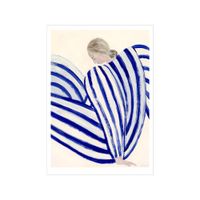 poster blue stripe at concorde sin marco  - 70 x 100 cm