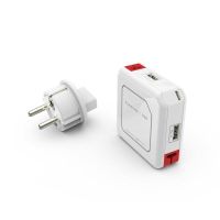 hub usb allocacoc 9302euuhub 4 puertos usb 20 blanco acdc compacto
