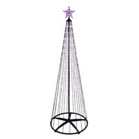 wellhome arbol de navidad de 300 cm con 550 luces led rgb y control remoto
