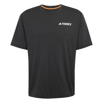 adidas Terrex MT Camiseta De Running Hombres-Negro