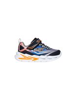 zapatillas skechers s lights-flex-glow nino negro  plata