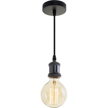 Colgante sensation 1xe27 al.reg.xd.10cm niquel