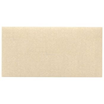 Cabecero De Pared 12 Uds. 60 X 30 Cm Crema Tela Vidaxl