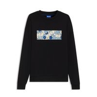hugo blue sudadera de felpa de algodon 50545129-001