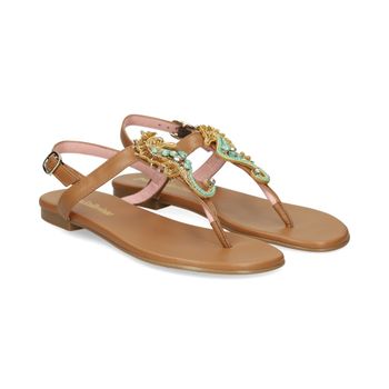 Pretty Ballerinas Sandalias Planas Mujer - Marrón Talla 38