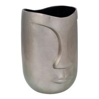 figura cara ceramica gris 235x235x33