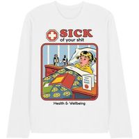 steven rhodes camiseta manga larga sick of your shit para mujer