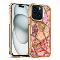 cool carcasa diseno marmol para iphone 15