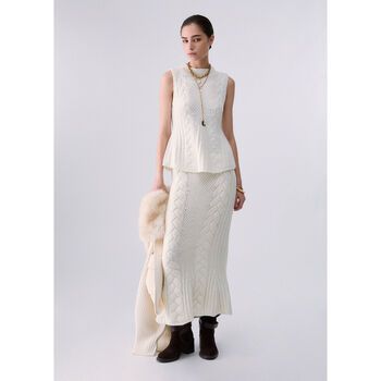Liu Jo Blusa Top de punto de ochos para mujer