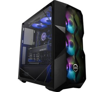 PC SPECIALIST Tornado R9 Gaming PC - AMD Ryzen 9, RTX 2080 Ti, 2 TB HDD & 1 TB SSD, Transparent
