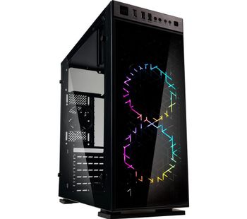 Inspire RGB ATX Mid-Tower PC Case - Black, Black