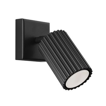 Aplique de pared moto negro