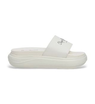 Pepe Jeans para mujer. PLS700001 Sandalias Bella Log blanco (41), 1 a 3cm, Ninguno, Casual