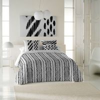 icehome - funda nordica estampada cama 135 - algodon extrasuave - incluye 1 o 2 fundas de almohada - boho