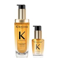 kerastase elixir ultime lhuile originale hair oil 75ml and elixir ultime hair oil 30ml travel size duo for all hair types