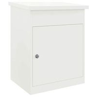 caja de entrega de paquetes con puerta 475 x 38 x 59 cm acero vidaxl