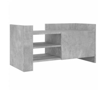 Mueble tv - mesa de tv madera ingeniería gris hormigón 80x35x40 cm