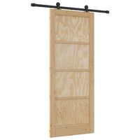 puerta corredera orkdal natural 86 x 211 cm vidaxl