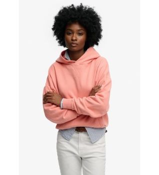 Superdry para mujer. W2012542A Sudadera Studios rosa (S), Casual, Algodón