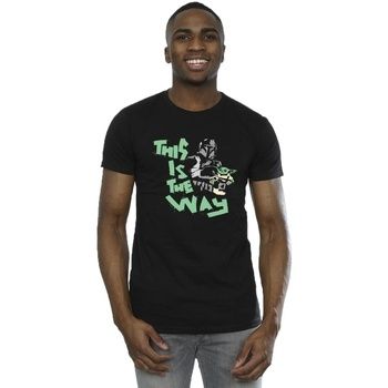Disney Camiseta The Mandalorian This Is The Way para hombre