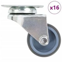 ruedas dobles giratorias 16 unidades 50 mm vidaxl