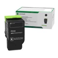 lexmark 78c20k0 black original high capacity return program toner cartridge