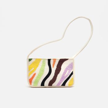 Misako Bolso Salguer bolso de hombro con abalorios para mujer