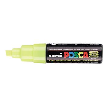 POSCA PC-8K rotulador amarillo neon (8 mm cincel)