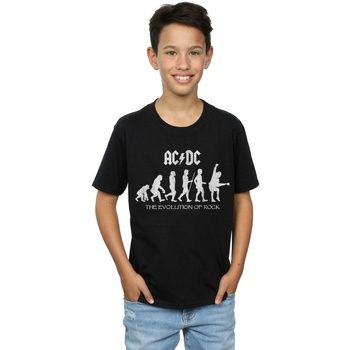 Acdc Tops y Camisetas The Evolution of Rock para niño