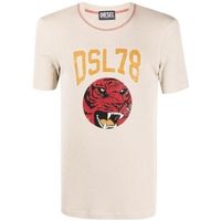 diesel camiseta dsl78 para mujer