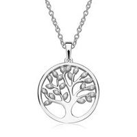 colgante cadena plata 925 arbol de la vida