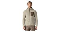 sudadera con cremallera completa patagonia r1 air beige  hombre