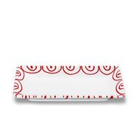 gmundner ceramics rojo flameado cuenco snack 22x11cm