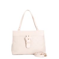 bolso shopping con estampado de monogramas en relieve y bolsillo powder taglia unica