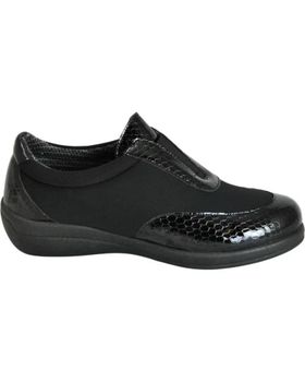 de D`CUTILLAS DOCTOR CUTILLAS - ZAPATO PARA MUJER CIERRE ELASTICOS PLAN NEGRO