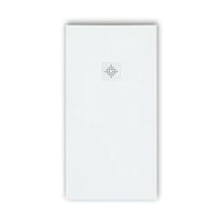 plato de ducha pizarra pure blanco  100x120 cm rejilla color