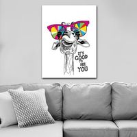pintura decorativa lienzo 103284601070100 multicolor 70x100 cm