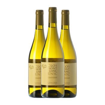 Clos Montblanc Vino Blanco Únic Catalunya Crianza 75 Cl 14% Vol. (pack De 3 Unidades)
