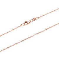 cadena de ancla en oro rosa 14 quilates