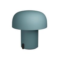 kooduu lampara de mesa portatil regulable y recargable via usb color turquesa - sensa smokey teal