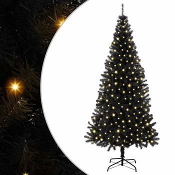 Árbol De Navidad Negro 180 Cm Pvc Vidaxl