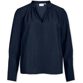 Vila Blusa Top Milla L/S - Navy Blazer para mujer