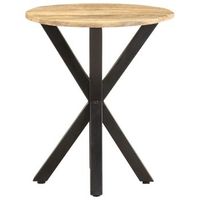 mesa auxiliarmesa de centromesita de centro de madera maciza de mango 48x48x56 cm