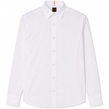 BOSS Camisa manga larga Relegant 6 L/S Shirt White para hombre