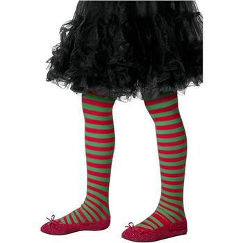 Medias A Rayas De Smiffy's Para Niños, Rojas Y Verdes, Para Halloween