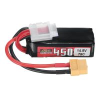 bateria zop power 148v 450mah 75c 4s lipo con conector xt60 para dron rc
