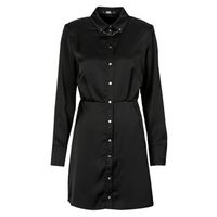karl lagerfeld vestido karl charm satin shirt dress para mujer