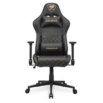 Silla Gaming COUGAR Armor One V2 Reposabrazos 4D Cuero PVC Negro Naranja 120kg
